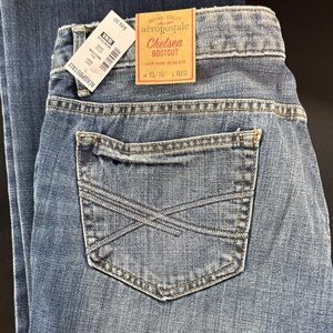 Aeropostale Chelsea Bootcut Jeans in Classic Blue